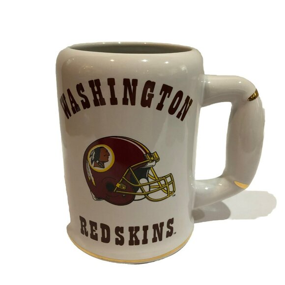 Vintage Washington Redskins Ceramic Stein Mug Hail Fight Song WFT NFL Football - Picture 1 of 6